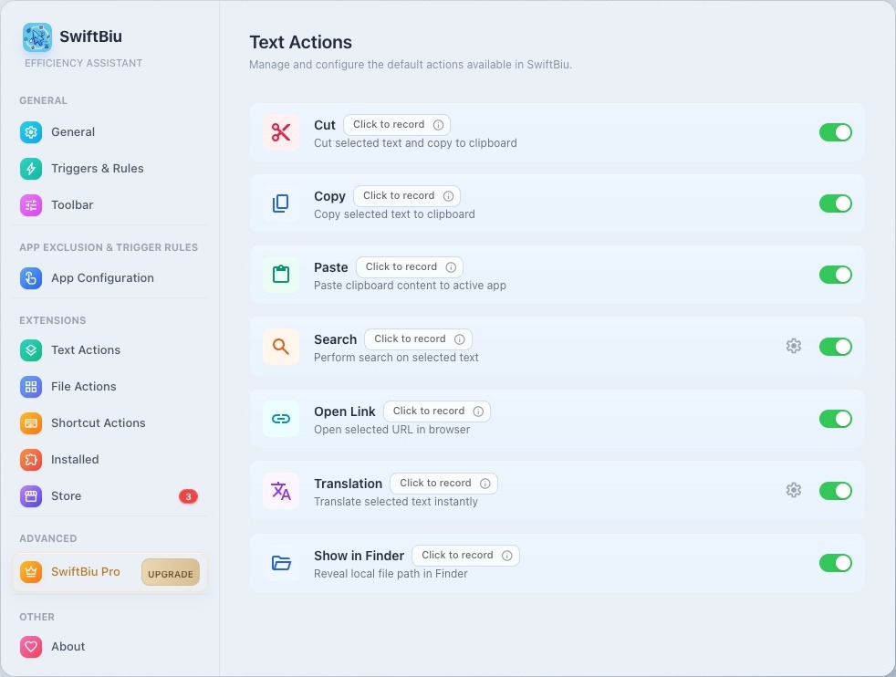 Built-in Extensions